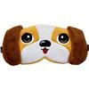 Okami Products Mascherina per gli occhi per dormire, con cinghia regolabile, motivo Beagle