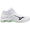 Mizuno Wave Voltage 2 Mid White/Black/FrozenEmerald