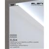 ELENI SRL Profilo a Parete per Strisce Led a Illuminazione Indiretta in Poliuretano DIM.mm 2000x25x102 ELENI EL504