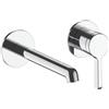Fantini - Miscelatore Lavabo da parete Torino finitura Cromo 5802L913B+4400M011A
