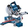 Bosch Professional Troncatrice radiale a batteria GCM 305-254 D (tagli fino a 90 x 305 mm, incl. 1 lama circolare, 2 supporti pezzo in lavorazione, sacco raccoglipolvere, dispositivo di serraggio)