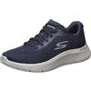 Skechers Go Walk Flex Remark, Scarpe senza lacci Uomo, Navy And Grey Textile, 41 EU