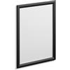 Durable Cornice a scatto in alluminio A3, fissaggio con bande biadesive o viti, 1 pezzo, nero, 479701