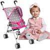 Kinderplay Passeggino per Bambole - Passeggino Giocattolo, Passeggino Bambole, Struttura Leggera e Stabile, Altezza Fino al Manico 54 cm, modello KP0290S