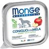 Monge Monoproteico Frutta Coniglio E Mela - Cane - Vaschetta 0,15 Kg
