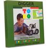 TODO GIOCO IN CARTONE RICICLATO - DIGGER RUSPA