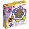 Quercetti- String Art Mandala, Multicolore, 2850, 0-14 anni