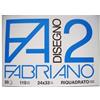Fabriano Album da disegno Fabriano F2 lisci riquadrati in A4