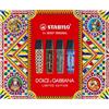 STABILO BOSS ORIGINAL x DOLCE&GABBANA - Cofanetto Premium con 4 evidenziatori - Edizione Limitata