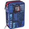 Seven Color Yub ASTUCCIO scuola 3 CERNIERE