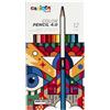 Carioca Plus Matite Colorate 4.0 in Legno con Mina spessa e morbida ad alta pigmentazione I 12 pezzi