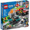 LEGO City 60319 - Salvataggio antincendio e inseguimento della polizia