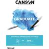 Canson BLOCCO SCHIZZI A4 GR. 250 FG. 20 CANSON GRADUATE ACQUARELLO