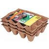 Romberg Vasi di torba Romberg 3 strisce da 12 pezzi 5x5 cm
