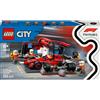 LEGO City 60443 Pitstop e meccanici con monoposto Ferrari F1®