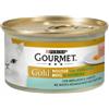 Purina Lattina Gatto Gourmet GOLD MOUSSE CON MERLUZZO E DELICATE CAROTE 85g