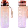 Total Juggling Borraccia Motivazionale in Tritan Arancione e Lilla 750ml - ITotal