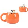Total Juggling ITotal - Tazza in Ceramica con Charm Orange Cat