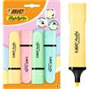 Bic Set 4 evidenziatori Bic Colori pastel