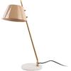 Leitmotiv Present Time - Lampada da tavolo Beige Savvy - Ferro e Marmo