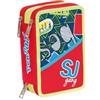 Seven ASTUCCIO Scuola PEN PAD 3 cerniere SJ Gang Boy