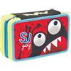 Seven ASTUCCIO Scuola PEN PAD 3 cerniere Facce da SJ Boy