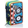 Seven ASTUCCIO Scuola PEN PAD 3 cerniere Facce da SJ Boy