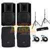 BUNDLE RCF ART 715A MK5 CON CVR ART725 CUSTODIE ORIGINALI FRE300KIT COPPIA STATIVI E BULK250LU10 CAVI XLR M/F DA 10 METRI