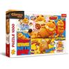 Trefl - Garfield, Le Avventure di Garfield - Puzzle 1000 Pezzi - Puzzle con i Personaggi del Cartone Animato, per Adulti e Bambini dai 14 anni