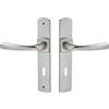 Vachette Assa Abloy - Set muze ASSA ABLOY interasse 195 chiave L Cromo velluto-86442