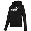 Puma Essentials, Felpa Donna, Nero (Cotone Black), XS