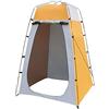 通用 ?? Tenda da bagno per doccia all'aperto, tenda da campeggio con privacy, cabina per spogliatoio portatile per una persona, protezione solare, veloce da montare, pratica custodia da campeggio
