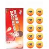 BestParts Best Music Posters DHS - Pallina da ping pong a 3 stelle, in ABS D40+, ufficiale del campionato mondiale, approvata ITTF, 10 palline/scatola (arancione)