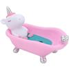 Didiseaon 1Pezzi Portasapone Unicorno Cartoon per Bagno Scatola Drenaggio Materiale Resistente e Design per Doccia