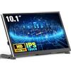 NinkBox 10,1 Pollici Raspberry Pi Monitor Portatile 1024X600 IPS, Touchscreen Schermo HDMI con Due Altoparlanti per Raspberry Pi 5/4B/3B+ PC PS4 iOS Windows 7/8/10