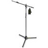 Gravity MS 4322 B - Asta microfonica con treppiede con base ripiegabile e portamicrofono estraibile a 2 punti