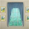Today's Curtain Emelia Original - Coppia di spavalderie in voile 160 cm, colore: Blu zeppa, 228,6 cm x 160 cm (lunghezza x larghezza)