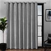 Exclusive Home Curtains Forest Hill - Coppia di pannelli oscuranti per patio, con occhielli, colore grigio cenere, 108 x 84 cm, 1 pezzo