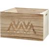 FORNOR 28226 SCATOLA IN LEGNO TRIANGOLO X6 25 x 15 x 12 cm / 4