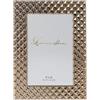 Lawrence Frames Cornice portafoto in metallo dorato, 10 x 15 cm, motivo a rombi