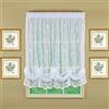 Today's Curtain, Songbird - Paralume in pizzo semitrasparente, bianco, 144,8 cm di larghezza x 160 cm di lunghezza