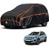 kayme Telo Copriauto Antigrandine, Adatto per Auto a Citroen DS3(2009-2025), Kayme Copertura Auto Antigrandine Impermeabile E Resistente Anti UV Antipolvere Vento, con strisce riflettenti-Nero.