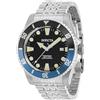 Invicta Pro Diver Orologio da Uomo in acciaio inossidabile con movimento Automatico - 44mm, Argento/Nero/Blu