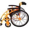ifundom sedia a rotelle giocattolo mini sedia a rotelle sedia a rotelle in miniatura playset del dottore della casa delle bambole fai finta di giocare su una sedia a rotelle plastica