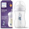 AVENT Philips Avent Biberon Natural Response - Biberon da 260 ml, senza BPA, per neonati da 1 mese in su, con motivo di koala (modello SCY903/67)