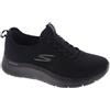 Skechers Gowalk Flex - Scarpe da Ginnastica da Uomo Senza Lacci, Casual, con Schiuma raffreddata ad Aria, Nero 2, 42 EU