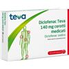 TEVA B.V. Diclofenac 140mg Teva 10 Cerotti Medicati