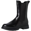 Tamaris Stivaletto Donna Con Tacco A Blocco 55mm - Effetto Pelle Di Serpente, Plateau 30mm, Cerniera