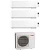 MITSUBISHI Condizionatore trialsplit kirigamine zen 7000 + 7000 + 15000 btu wifi inverter codice prod: MSZ-EF22(2)42VGKW PXZ-4F75VG