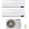 SAMSUNG Condizionatore dualsplit con funzione purificatore serie Windfree Avant 7000 + 9000 btu codice prod: ar07(09)txeaawkneu aj040txj2kg